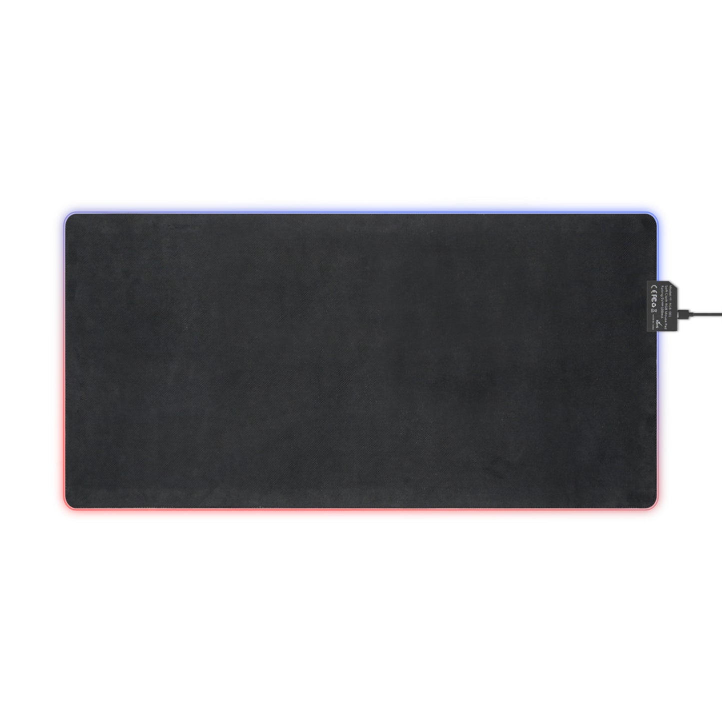 Colorful World Map LED Gaming Mouse Pad - Perfect for Gamers & Home Offices