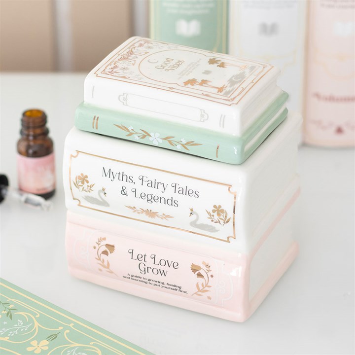 Book Stack Oil Burner