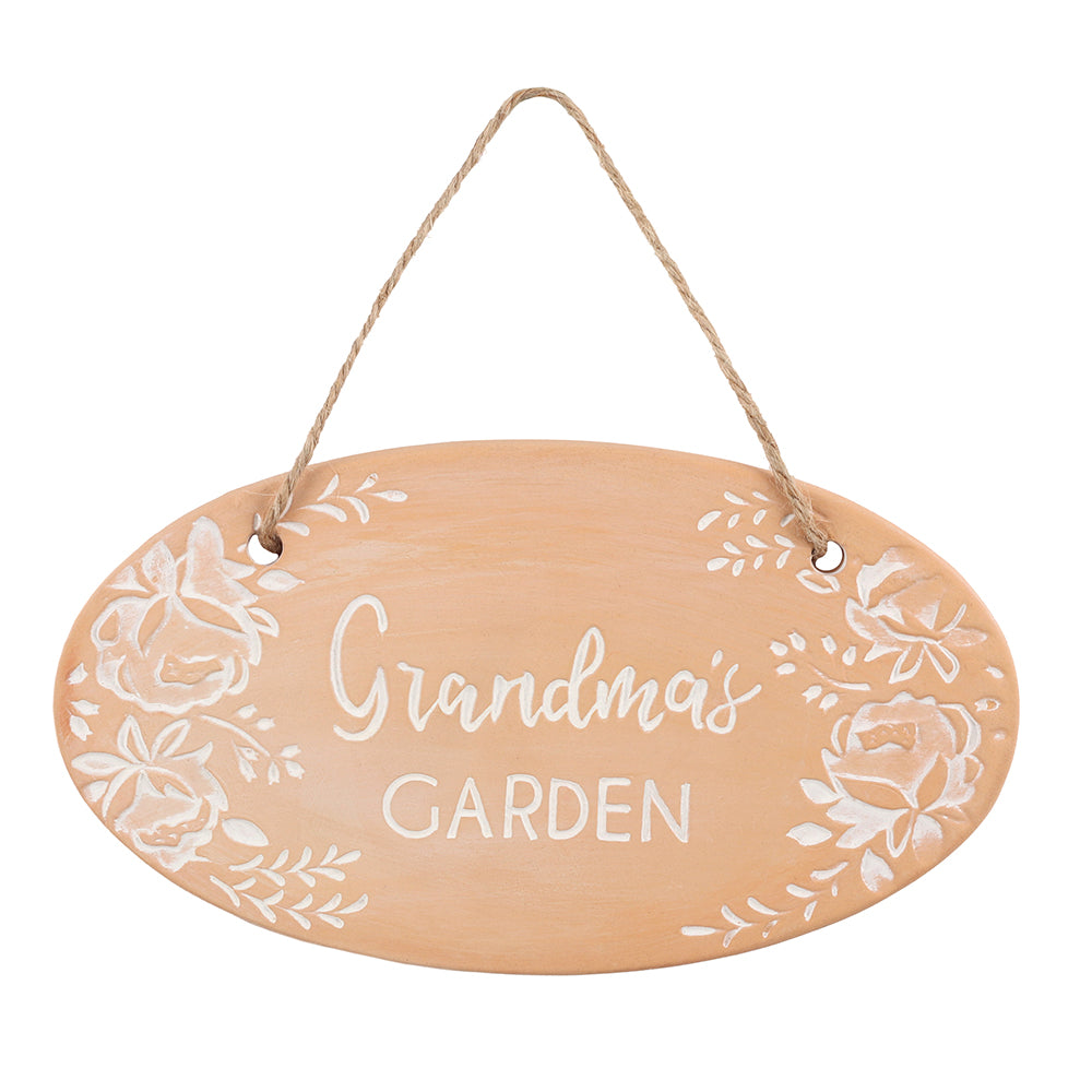 Grandma's Garden Terracotta Plaque