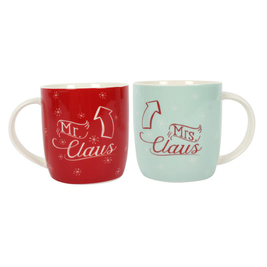 Mr & Mrs Claus Mugs