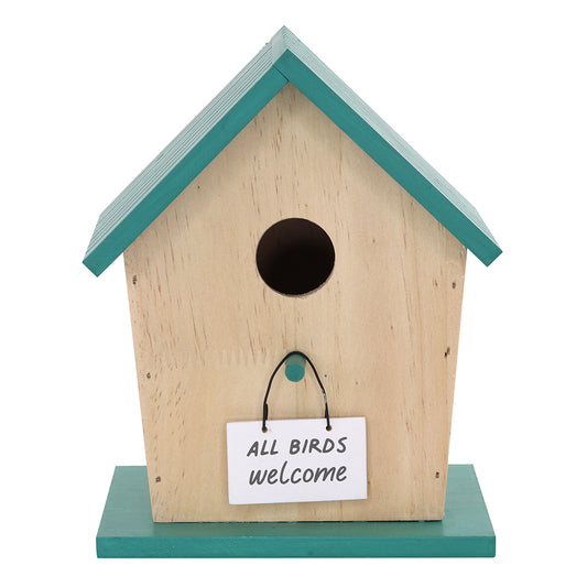 All Birds Welcome Bird House